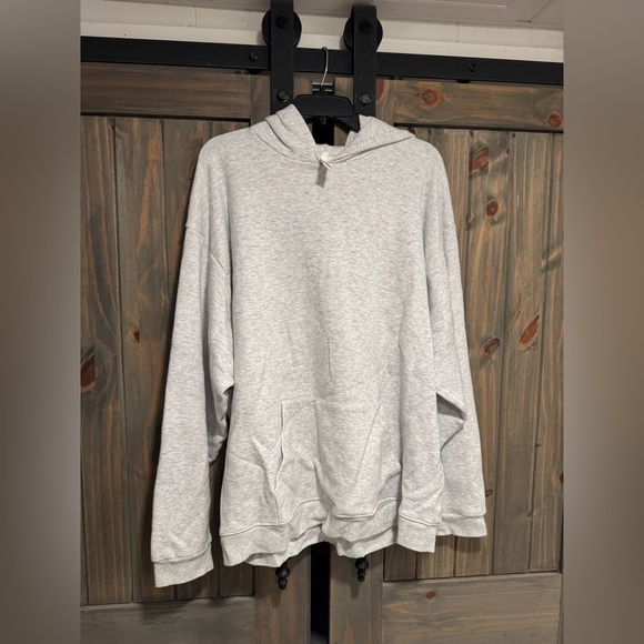 SKIMS Gray Cotton Fleece Hoodie L - Picture 2 of 5